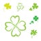 Shamrock Vector Icon For St. Patrick Day