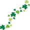 Shamrocks for St. Patrick`s Day design