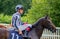 Shane Kelly. Horse racing Jockey on Wailea Nights