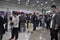 Shanghai, 2nd may: Crowd Metro Station interior from Shanghai