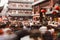 Shanghai- Cheng Huang Temple during the Labour Day- crowds of visiting tourists