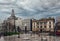 SHANGHAI, CHINA-MARCH 6,2012:Buildings on the Bund Waterfront in the rain