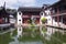 Shanghai confucius temple halls and pond china