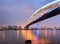 Shanghai lupu bridge across the huangpu river