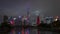 Shanghai night central city skyline time lapse
