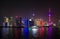 Shanghai Night Skyline View