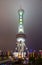 Shanghai oriental pearl tower night