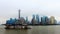 Shanghai Skyline foggy