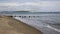 Shanklin Isle of Wight beach and sea lapping in