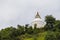 Shanti Stupa on a hilltop in Ananda hill in Pokhara
