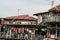 Shanty houses along Bangkok water canals, Thailand