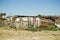 Shanty town corrugated iron houses