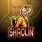 Shaolin esport logo mascot design