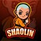 Shaolin mascot esport logo design