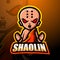 Shaolin mascot esport logo design