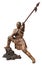 Shaolin warriors monk bronze statue