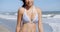 shapely young woman in a bikini
