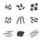 Shapes of bacteria - pictogram