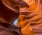 Shapes and features in the rock sides of lower Antelope, Canyon, Page, Arizona