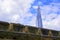 The Shard view from inner wall of Tower of London