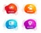 Share, Atm and Recruitment icons. Air balloon sign. Male user, Money withdraw, Manager change. Flight travel. Vector