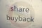 Share buyback