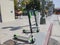 Share Electric Scooter in downtown area