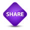 Share elegant purple diamond button