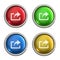 Share or export glass button