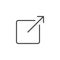 Share outline icon