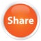 Share premium orange round button