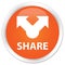 Share premium orange round button