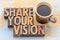 Share your vision word abstract