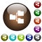 Shared folders color glass buttons