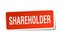 shareholder sticker