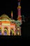 Sharjah light festival, beautiful displayed light art at a mosque