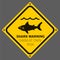 Shark area warning