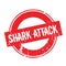 Shark Attack rubber stamp