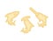 Shark cracker shape set. fish shaped cookies