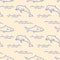 Shark and Dolphin icons pattern