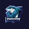 Shark esport logo for gaming