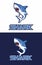 Shark esports logo template design