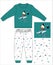 shark fishing long pant t shirt print vector