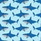 Shark pixel art pattern seamless. Marine predator 8 bit background. graphics old game texture