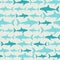 Shark seamless pattern