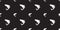 Shark seamless pattern isolated dolphin whale ocean sea background wallpaper black