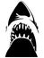 Shark teeth Hand drawn, Vector, Eps, Logo, Icon, crafteroks, silhouette Illustration for different uses