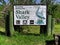 Shark Valley sign board in Everglades National Park