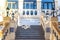 Sharm El Sheikh, Egypt - 11.03.2019: Hyatt Regency Sharm El Sheikh Resort. Steps with stone railings and lanterns. Royal entrance