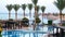 SHARM EL SHEIKH, EGYPT - APRIL 5, 2018 : Hotel Jaz Belvedere. on the territory of the hotel, staff poison mosquitoes